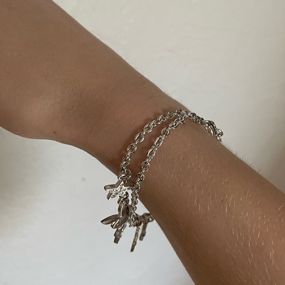 Vintage 1958 Playboy Bunny Star Bracelet Silver Rhinestones - Picture 7 of 8